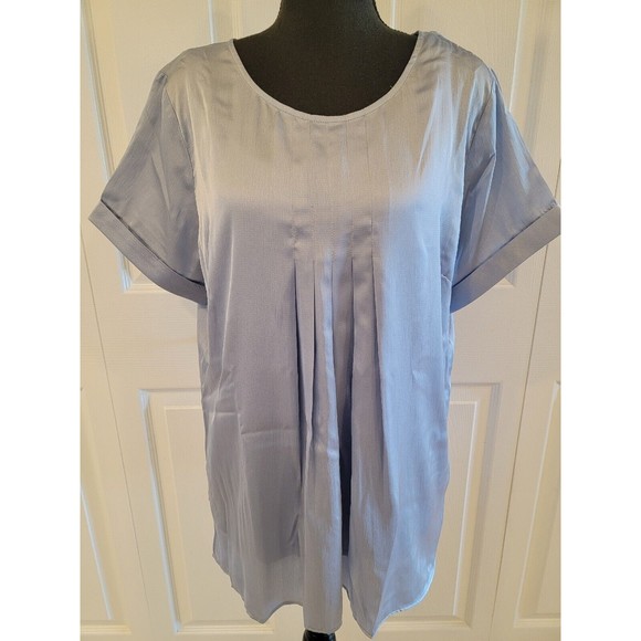 NWT Soft Surroundings Eltham Top Celestial Blue Size Large - Picture 1 of 7